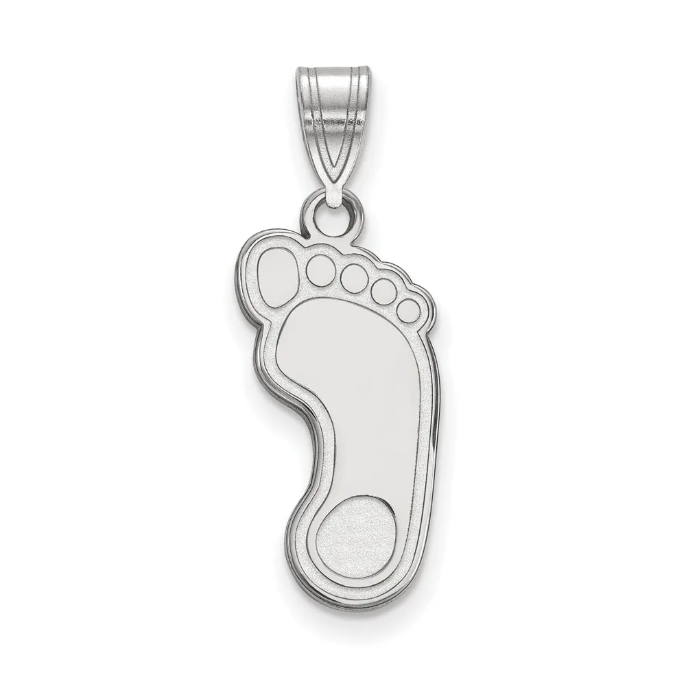 10k White Gold North Carolina Large Tar Heels Pendant