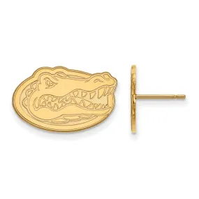 10k Yellow Gold University of Florida Small Mascot Post Earrings