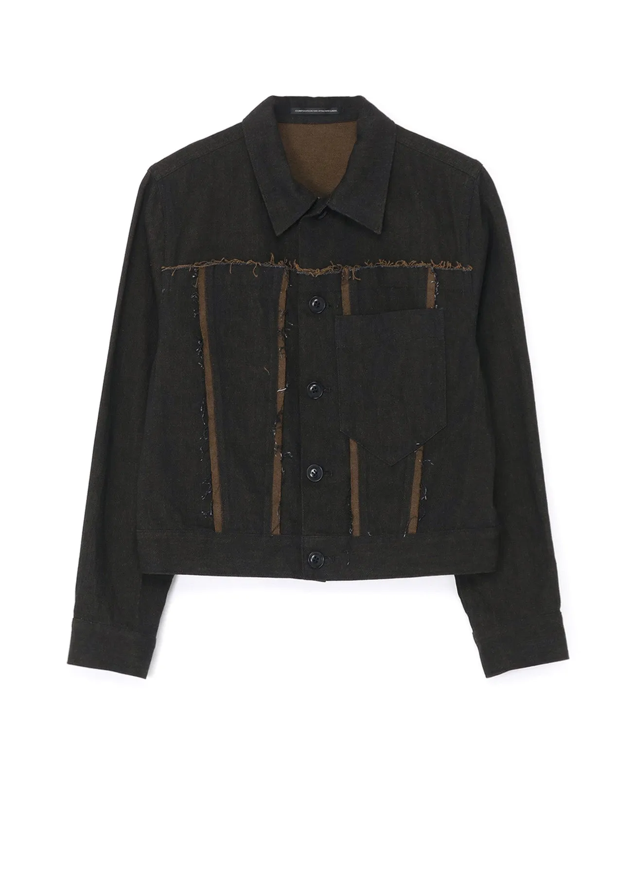 10oz DENIM PANELLED JACKET