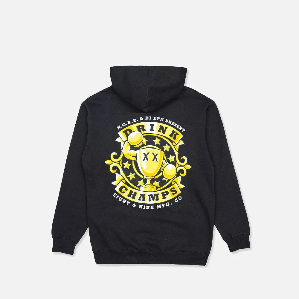 8&9 MFG Co.  Drink Champs Mini Logo Hoodie OG