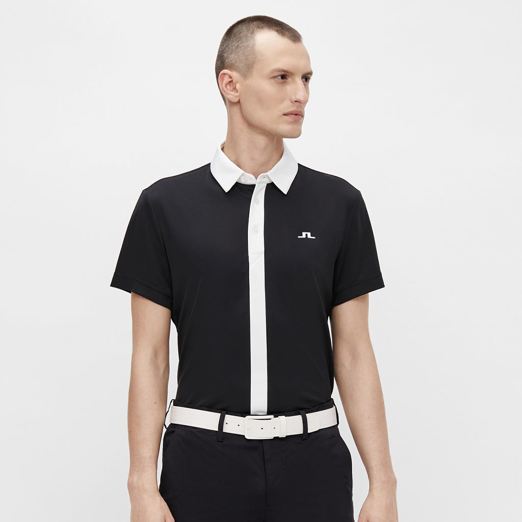 Ade Regular Fit Golf Polo Black