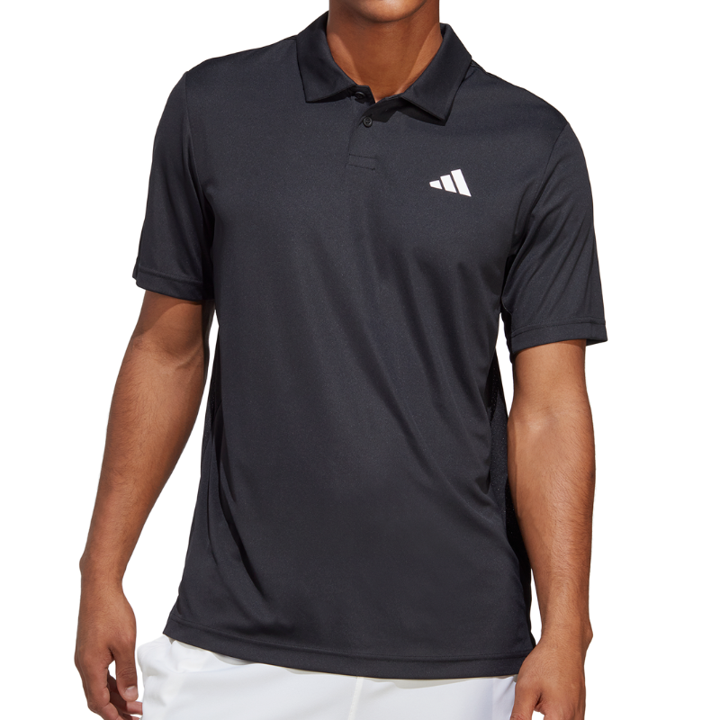 Adidas Club Mens Tennis Polo Shirt - Black