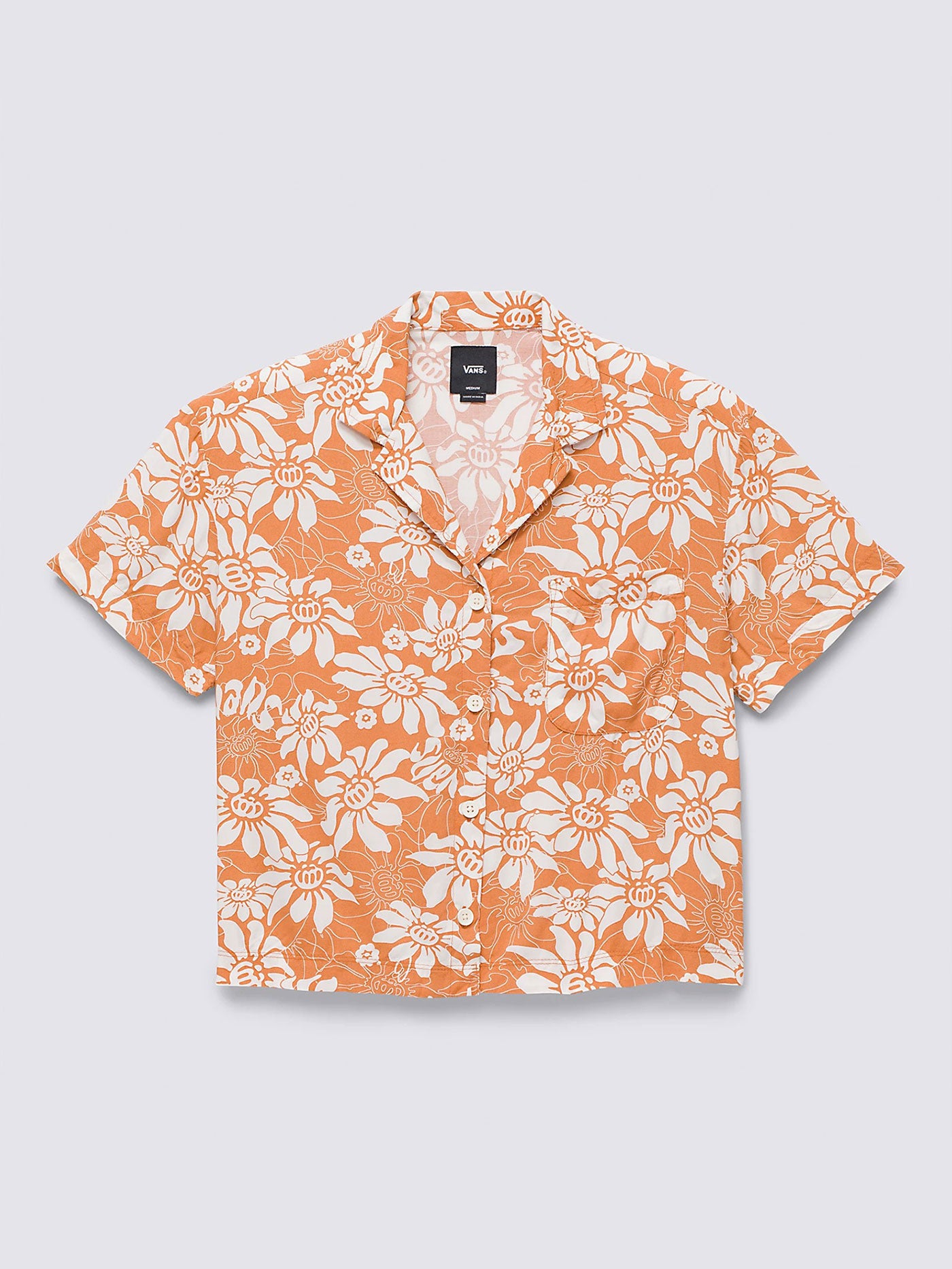 Amstone Short Sleeve Buttondown Shirt (Girls 7-14)