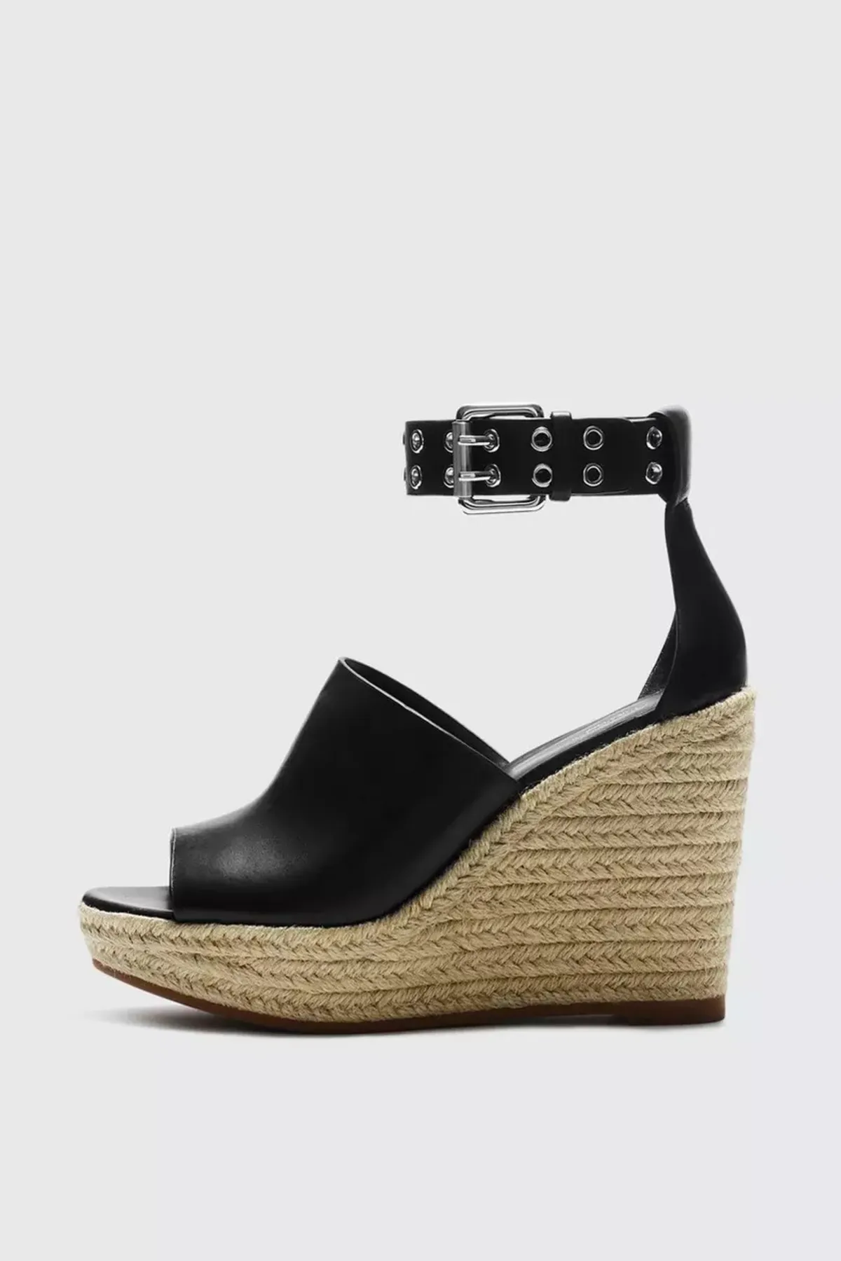 Anteros Espadrille Wedge - Black