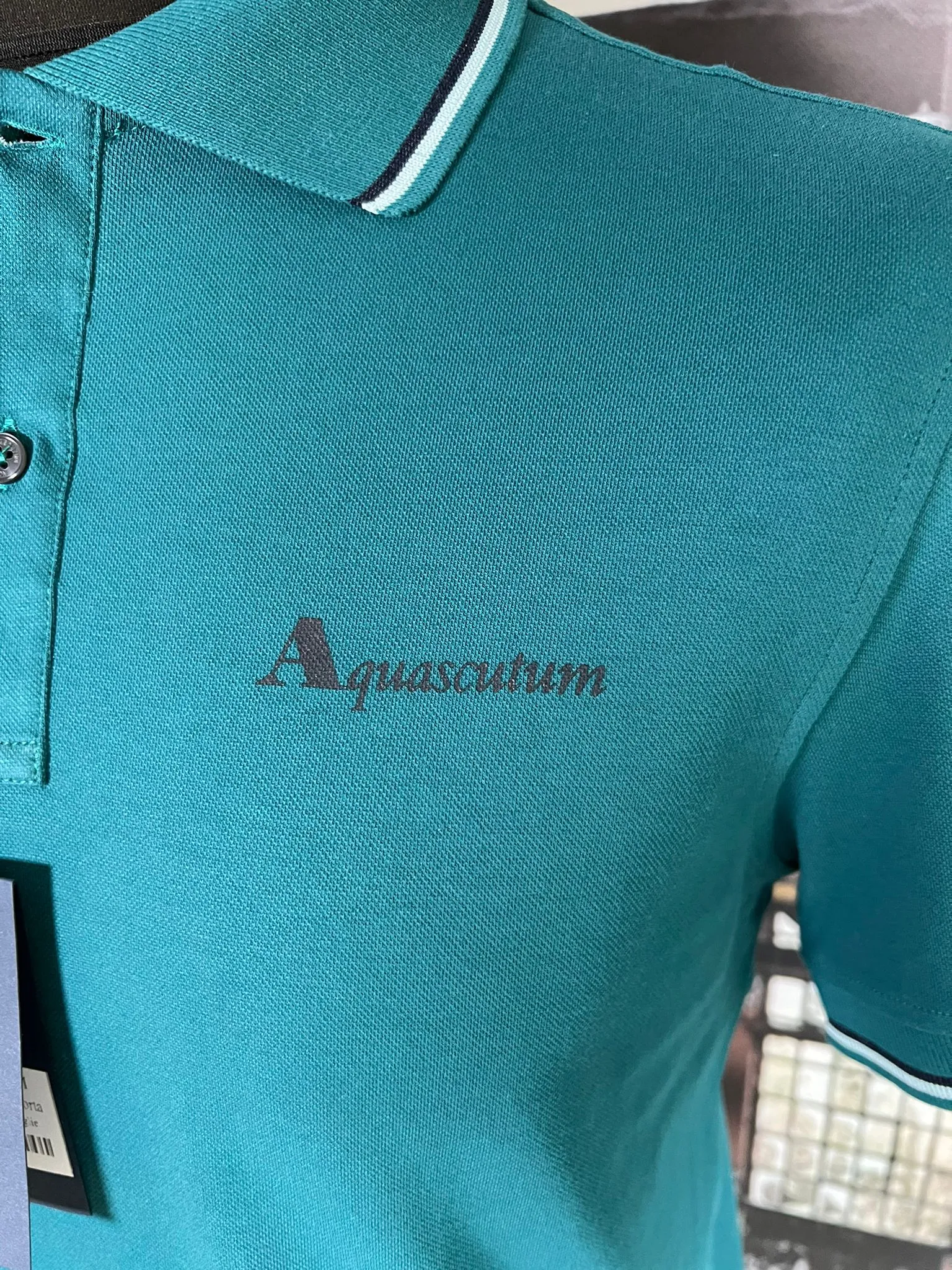 AQUASCUTUM SHORT SLEEVE POLO SHIRT