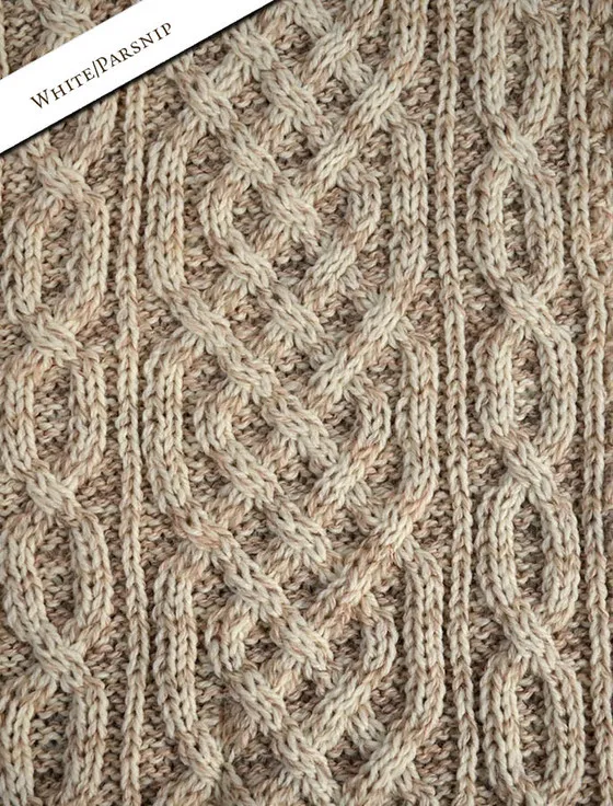 Aran Plated Scarf