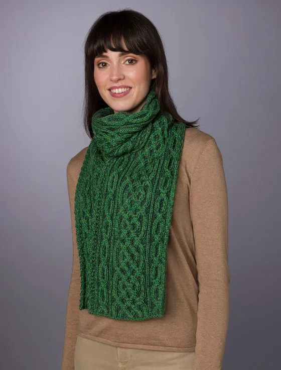 Aran Plated Scarf