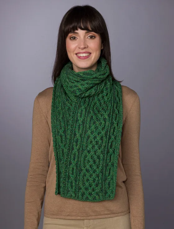 Aran Plated Scarf