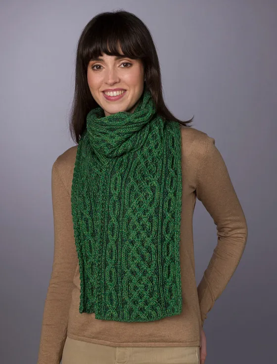 Aran Plated Scarf