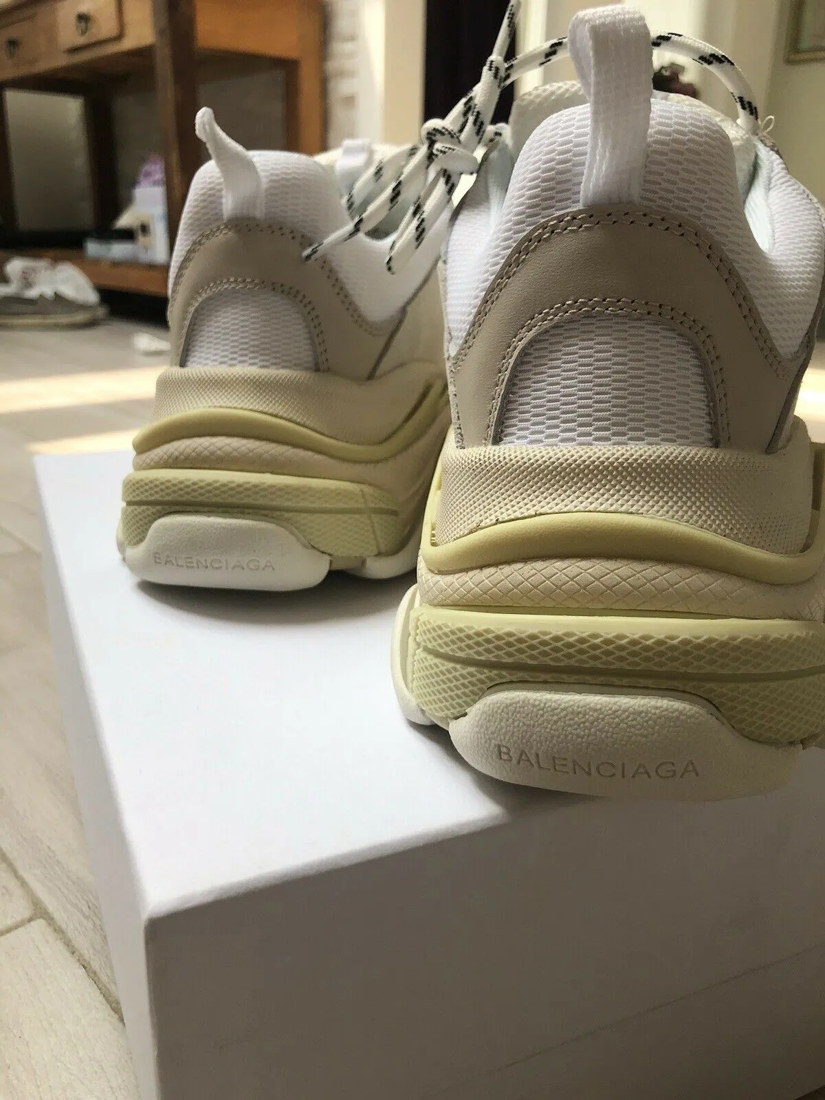 Balenciaga | Triple S Sneakers | All White