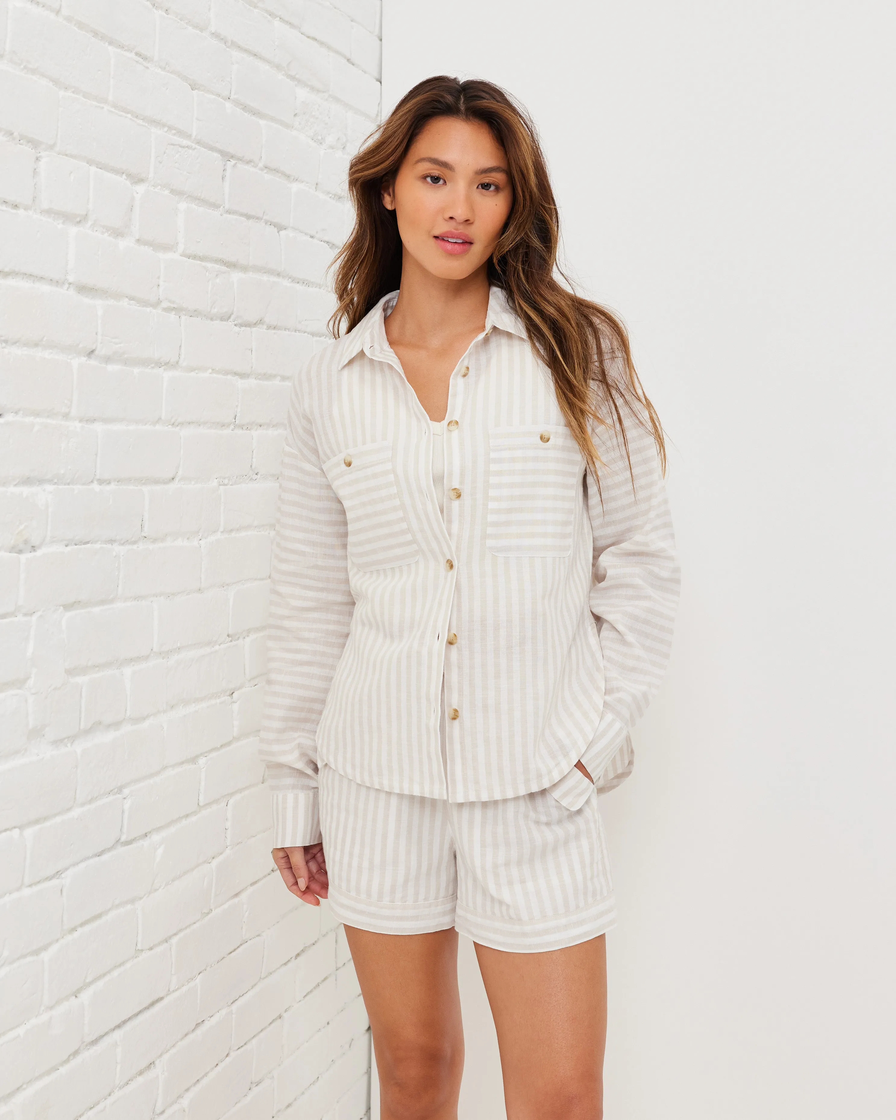 BeachWeave Button-Down Shirt