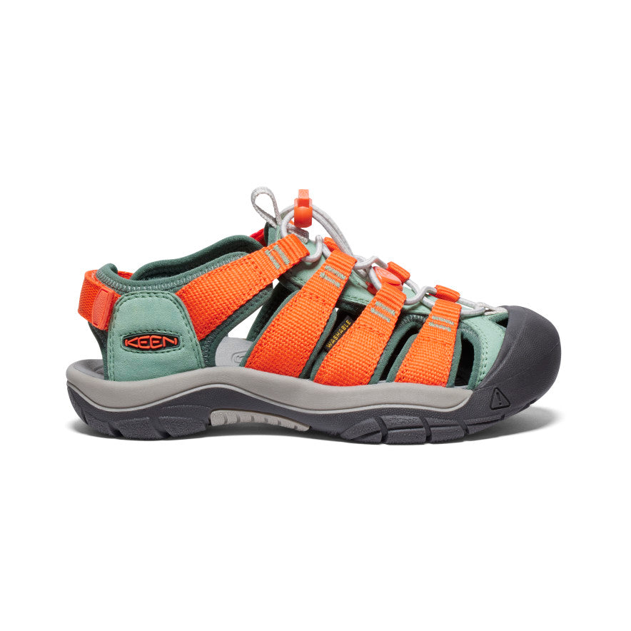 Big Kids' Newport Boundless Sandal  |  Granite Green/Scarlet Ibis