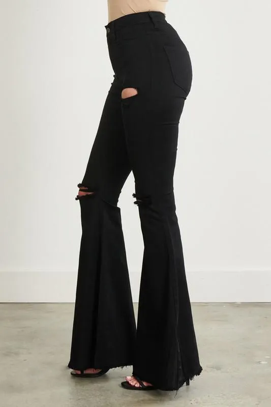 Black Stone Bell Bottoms