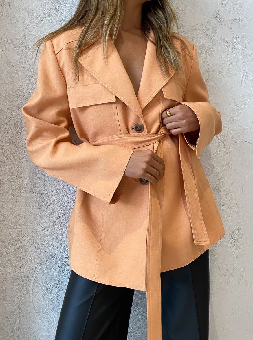 Blanca Denis Blazer in Peach