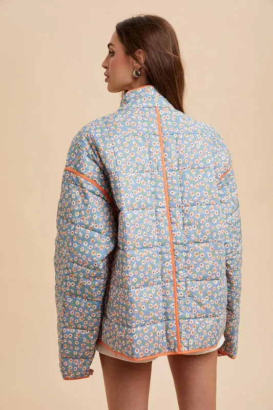 Blossom Quilt Puffer Jacket