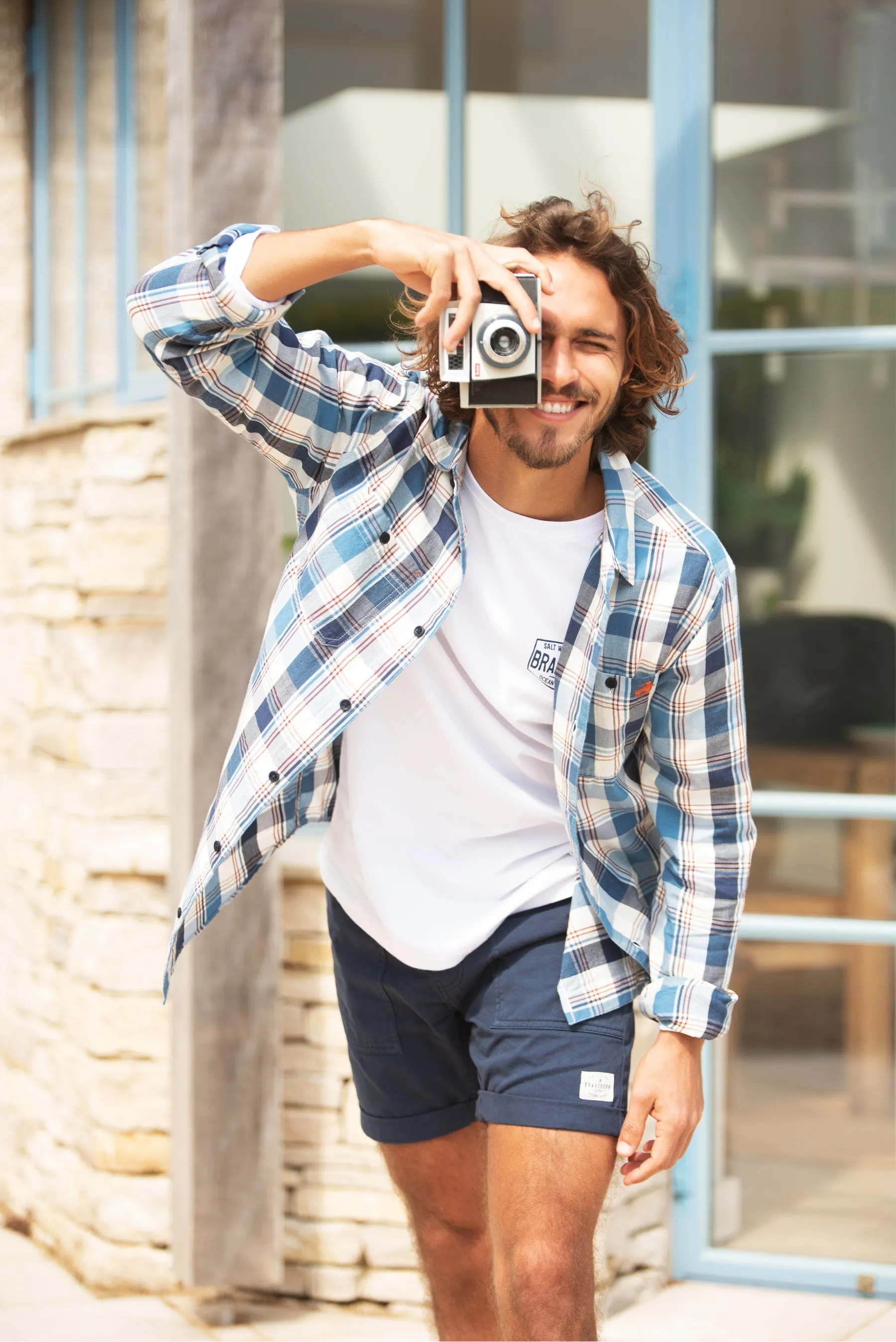 Blue Checked Shirt