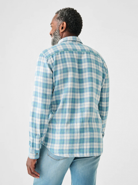 BLUE PLAID REVERSIBLE SHIRT