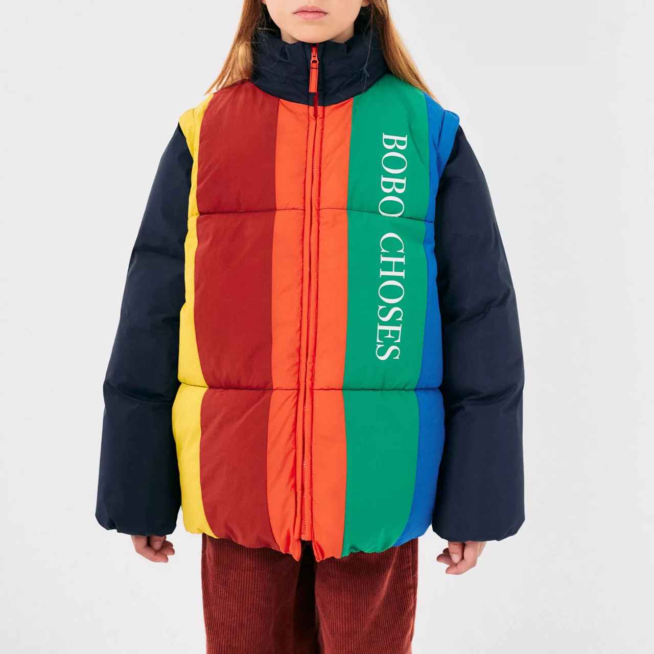 BOBO CHOSES Colour-Block Logo Jacket - Multi