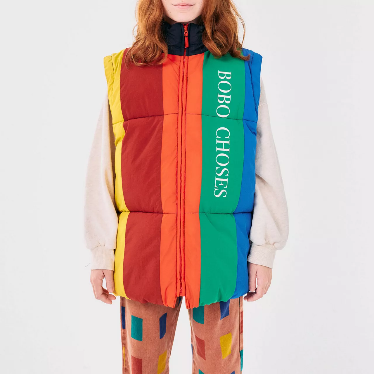 BOBO CHOSES Colour-Block Logo Jacket - Multi