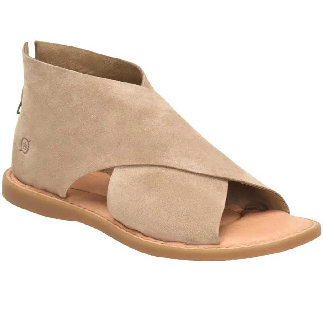 Born Iwa Sandal Taupe Suede (Women's)