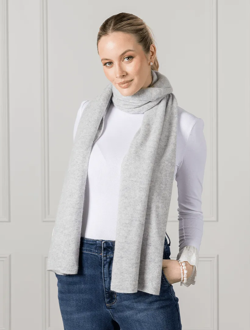 Cashmere Scarf Grey