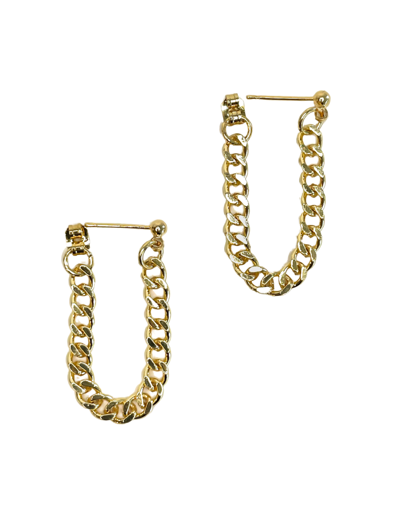 Chain Hoop Earrings