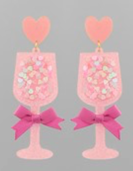 Champagne On Ice Earrings