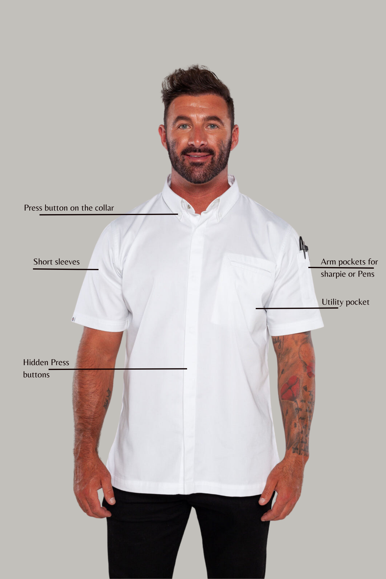 Chef Shirt White