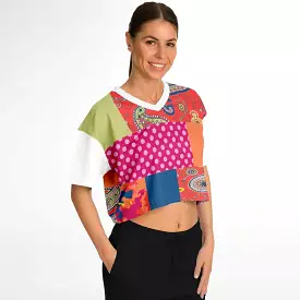 Chili Pepper Patchwork Crop Jersey