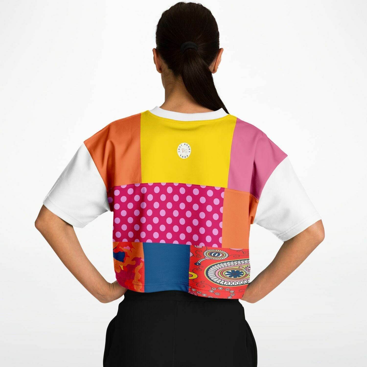 Chili Pepper Patchwork Crop Jersey