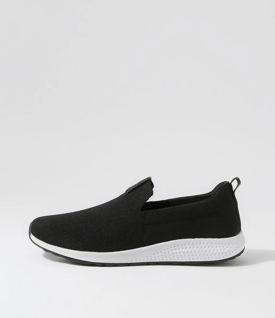 COLORADO Celcie Black Recycled Knit Sneakers