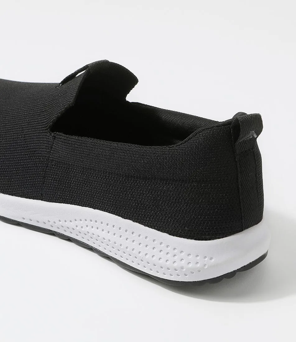 COLORADO Celcie Black Recycled Knit Sneakers