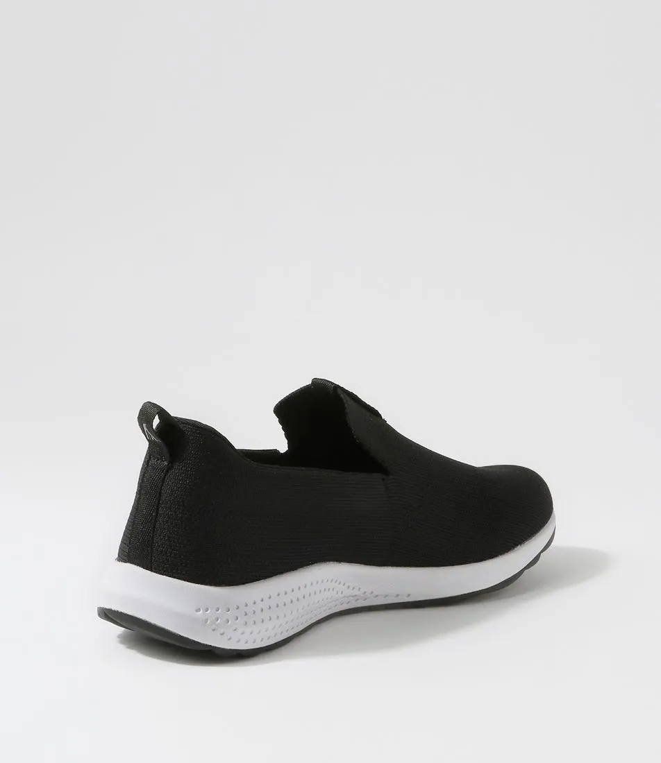 COLORADO Celcie Black Recycled Knit Sneakers