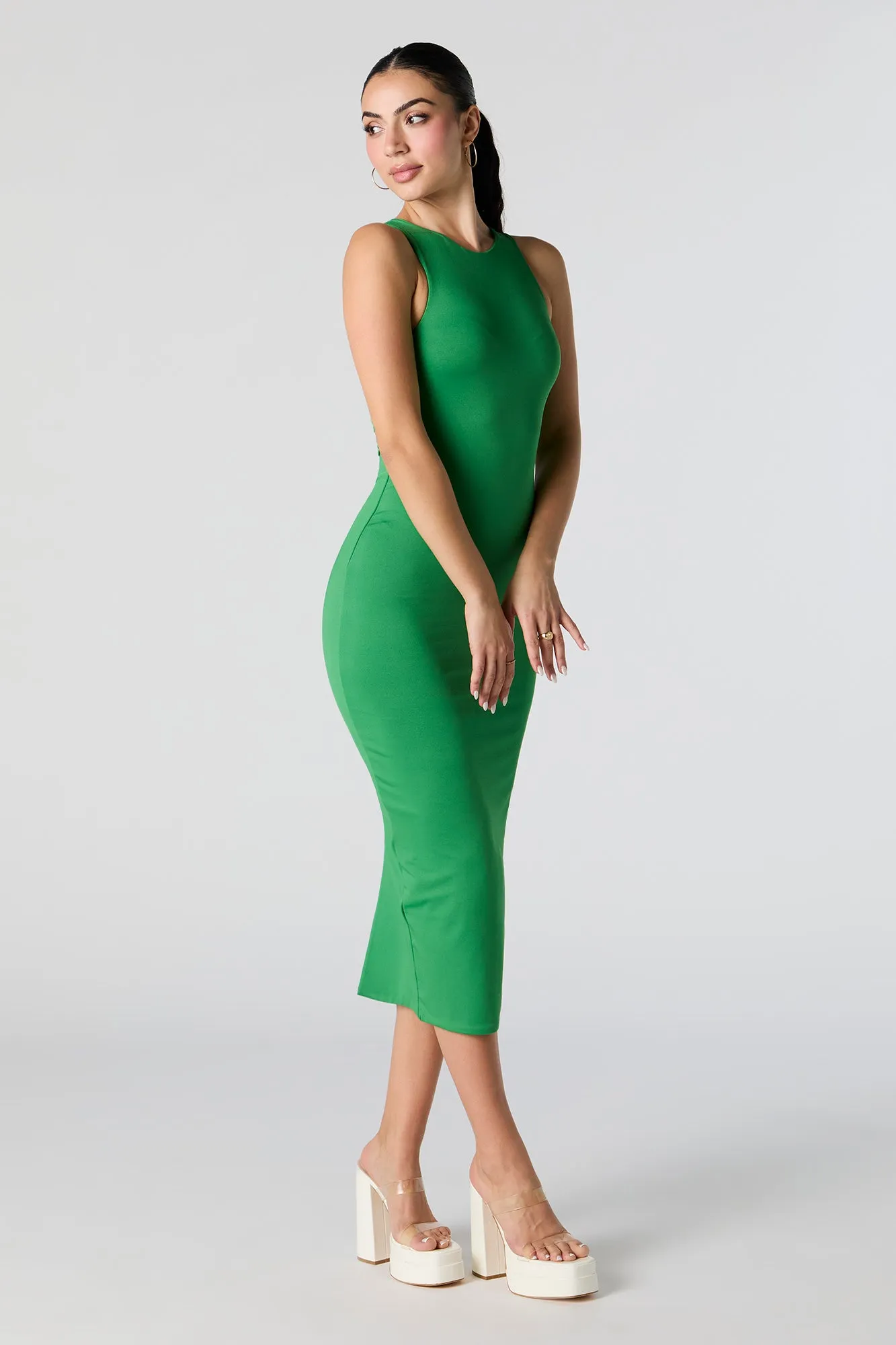 Contour Sleeveless Bodycon Midi Dress