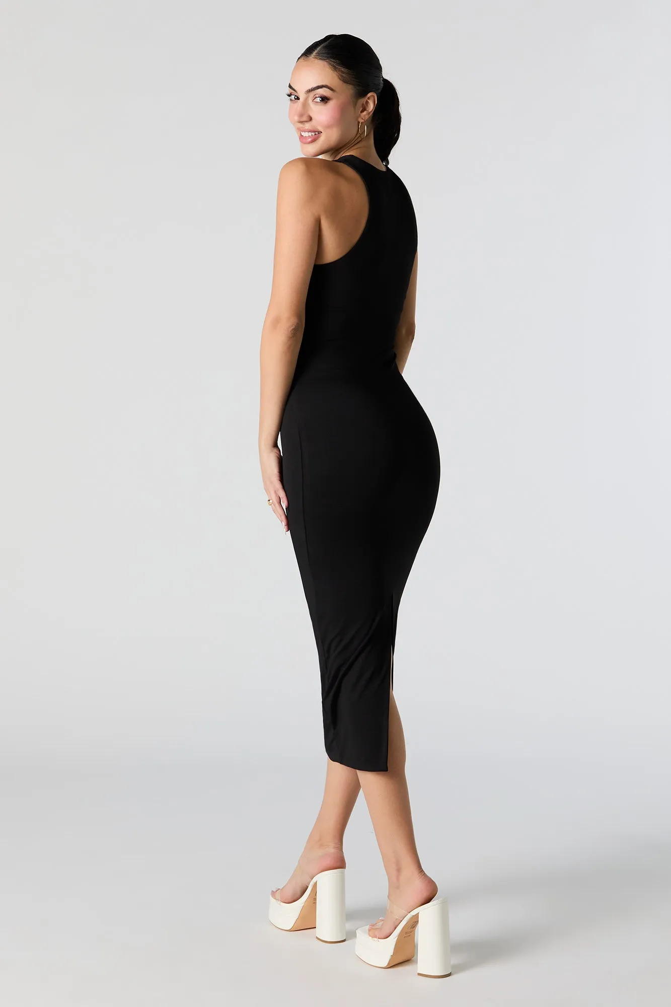 Contour Sleeveless Bodycon Midi Dress