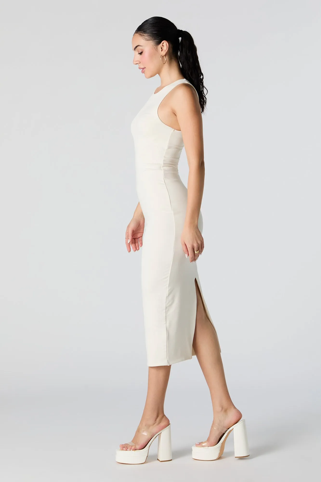 Contour Sleeveless Bodycon Midi Dress