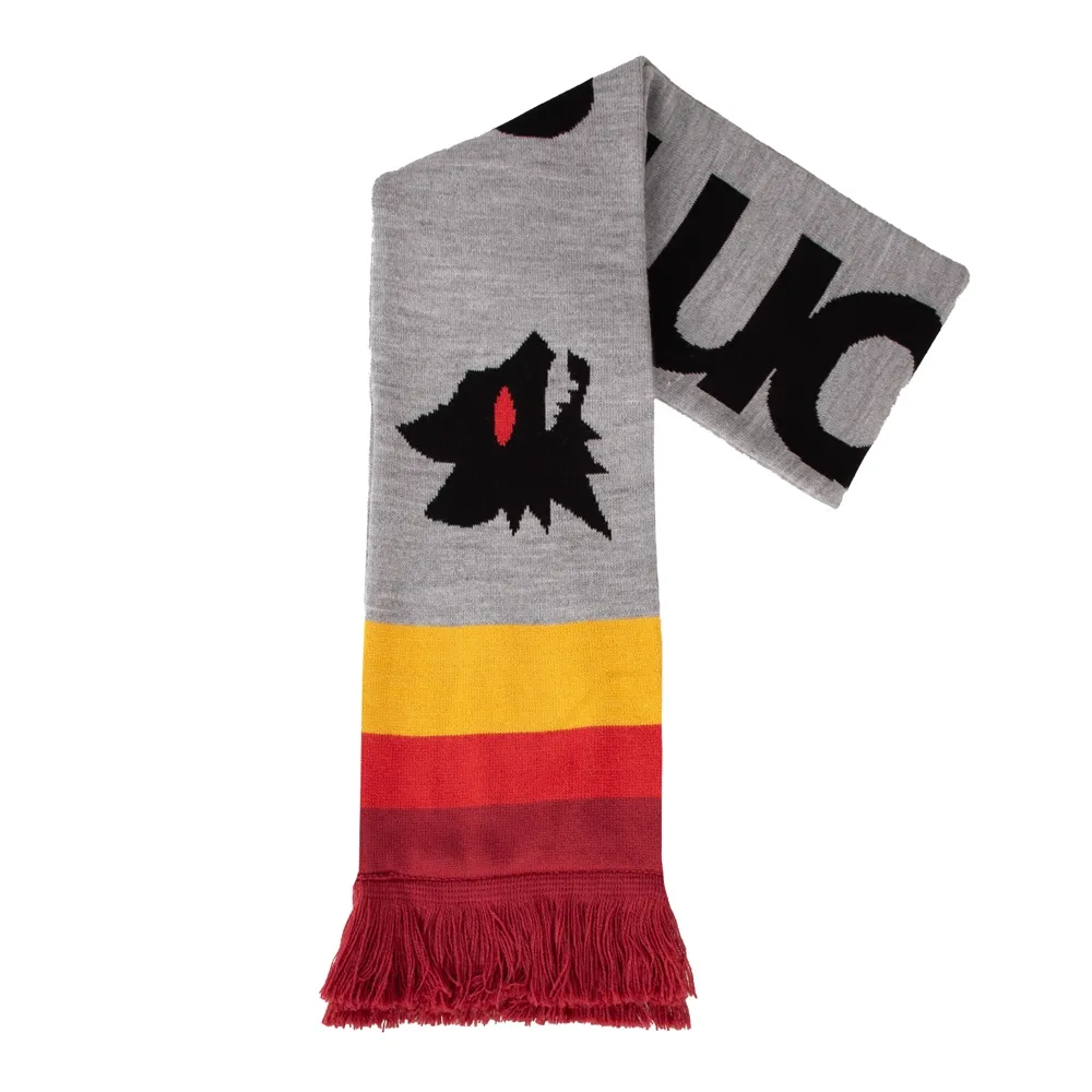 COPA Football - AS Roma Retro Stripes Scarf - Grey