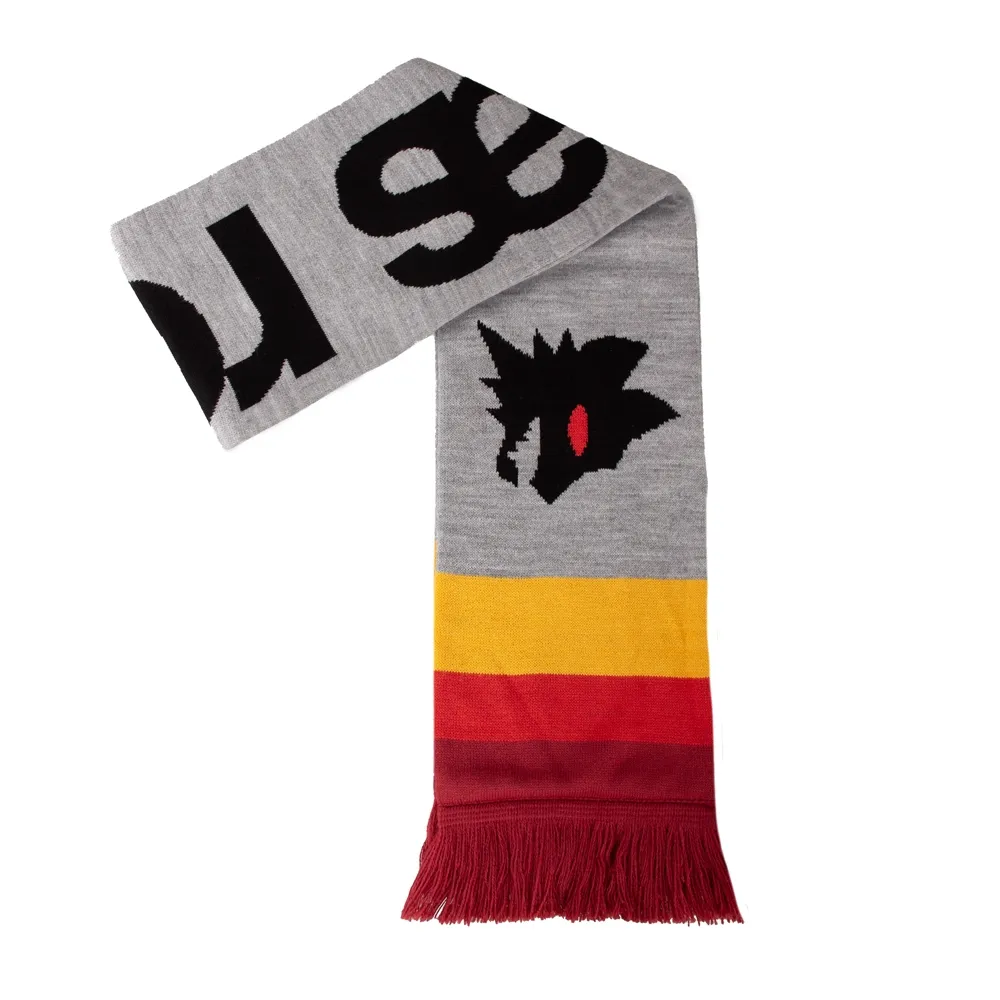 COPA Football - AS Roma Retro Stripes Scarf - Grey