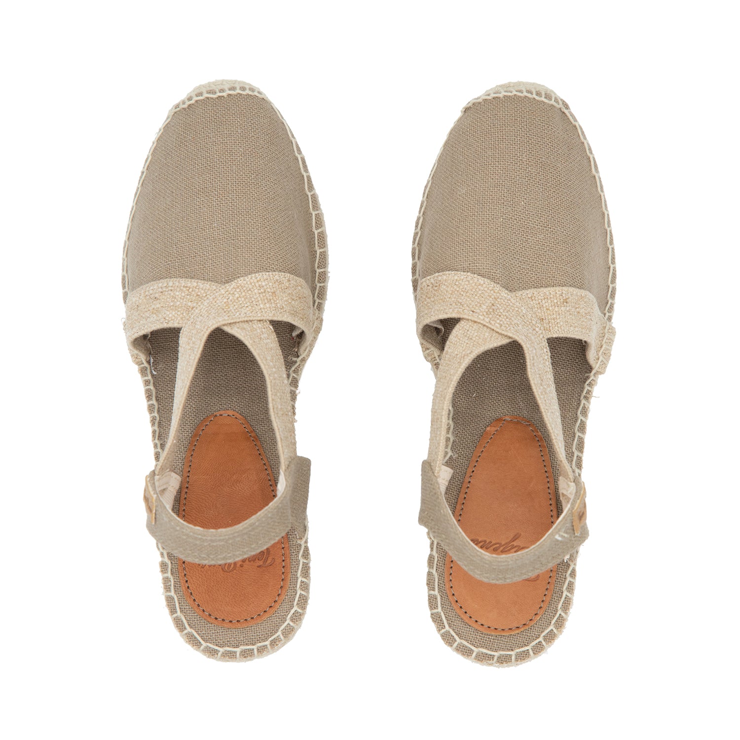 Cotton and Linen Wedge Espadrille for Women - Toda-NT