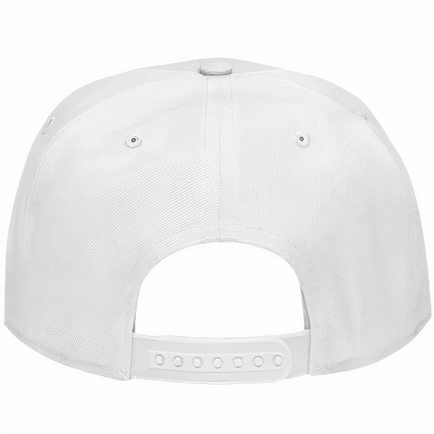 CRAZY BAWS : White Snapback Hat