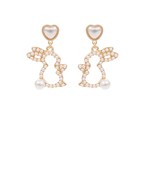 Crystal Bunny Earrings