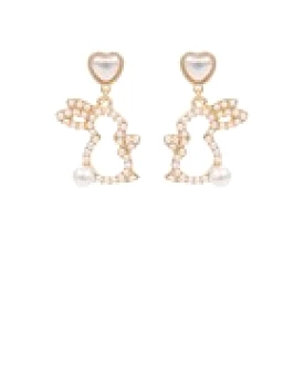 Crystal Bunny Earrings