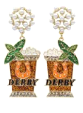 Derby Drink Earrings