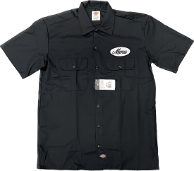 Dickies X Menu S/S Work Shirt - Black