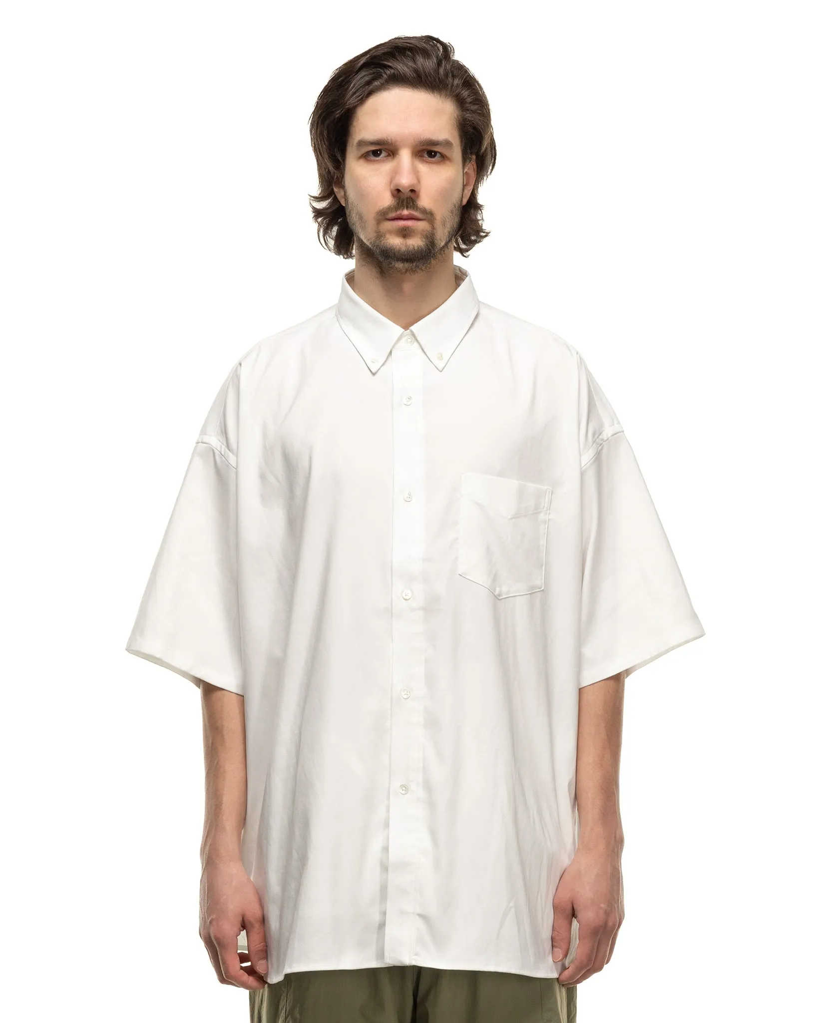 Dry Oxford Corporate S/S B.D Shirt White