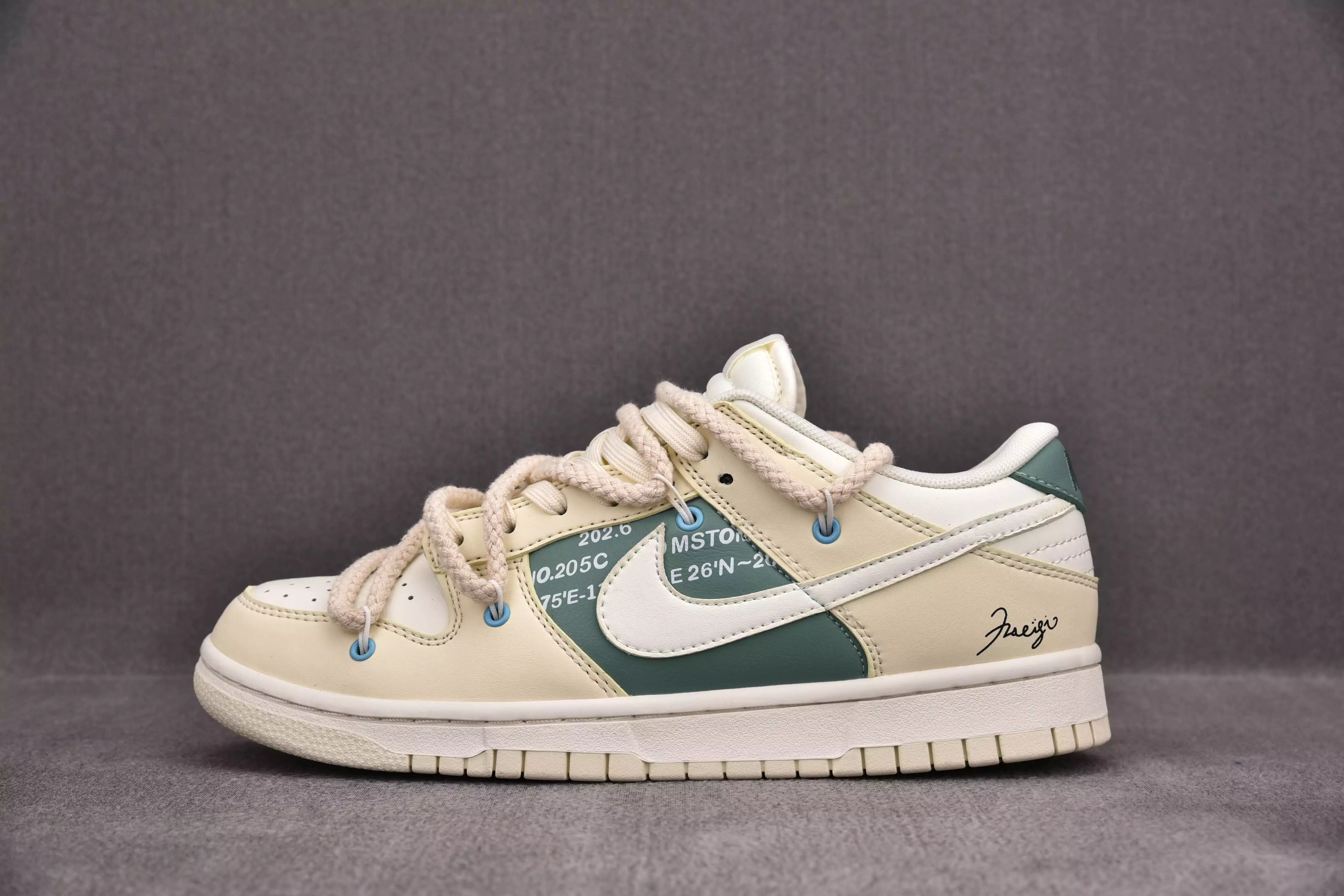 Dunk Low Retro Deconstructed Coconut Milk (Custom Sneaker)