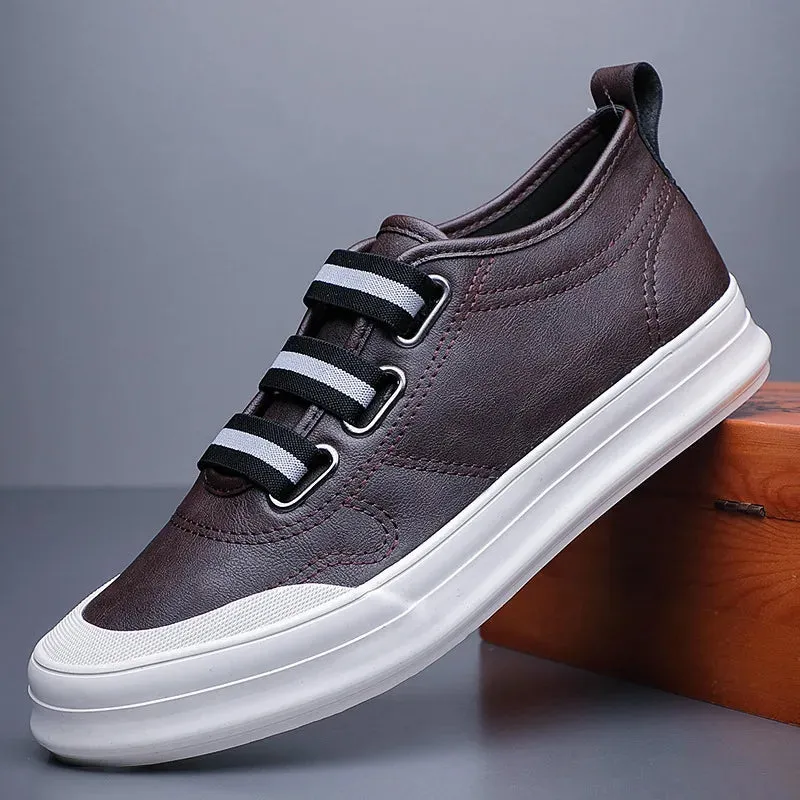 Eli Marozzi Slip-on Leather Sneakers