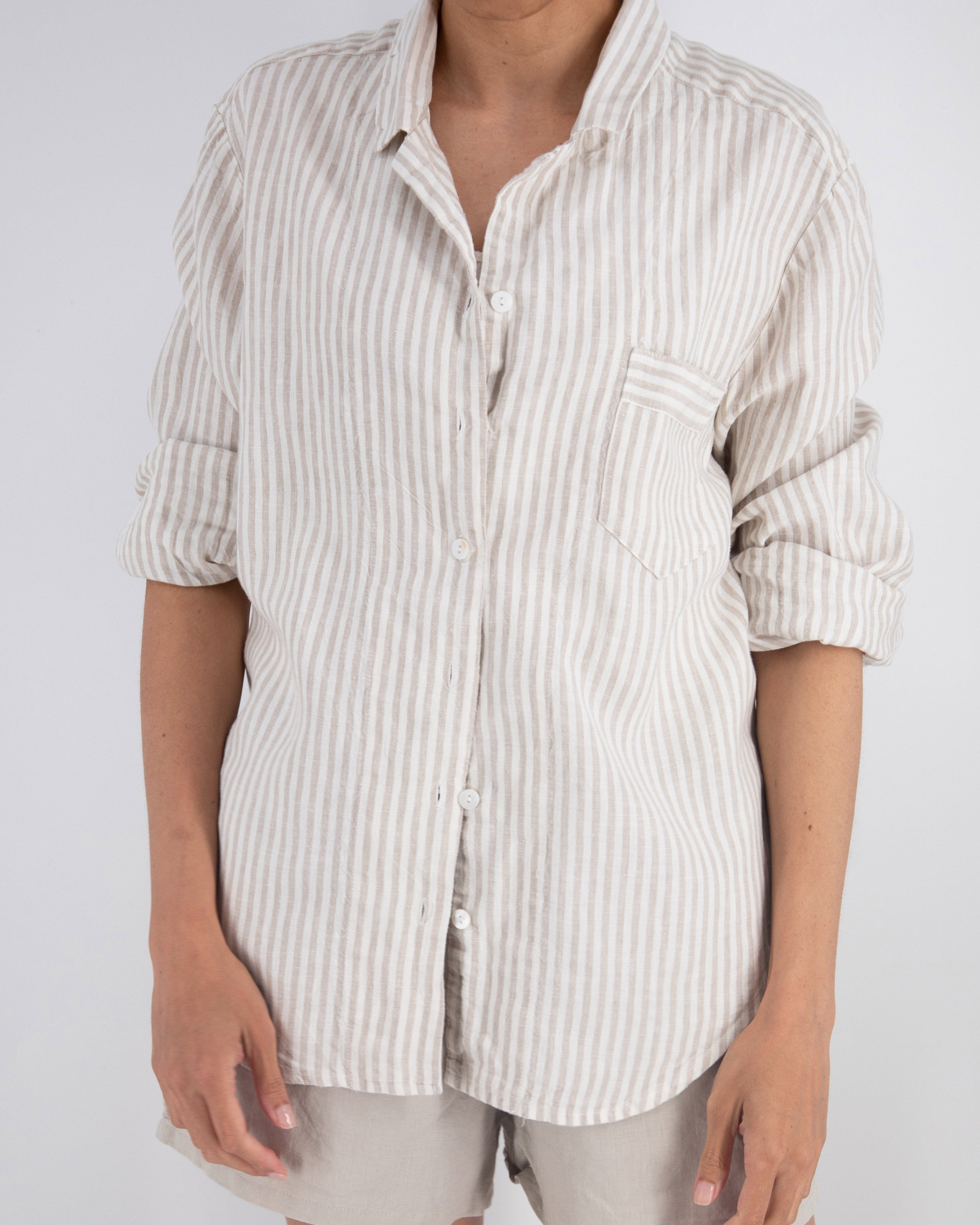 Ellis Button Down Linen Shirt