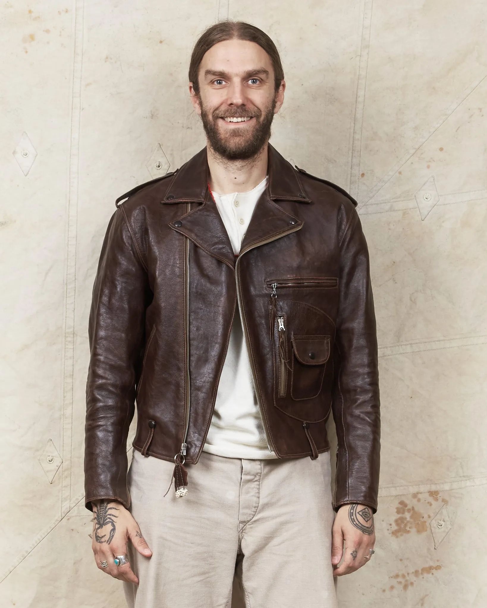 ELMC Roadstar Horsehide Jacket American Walnut