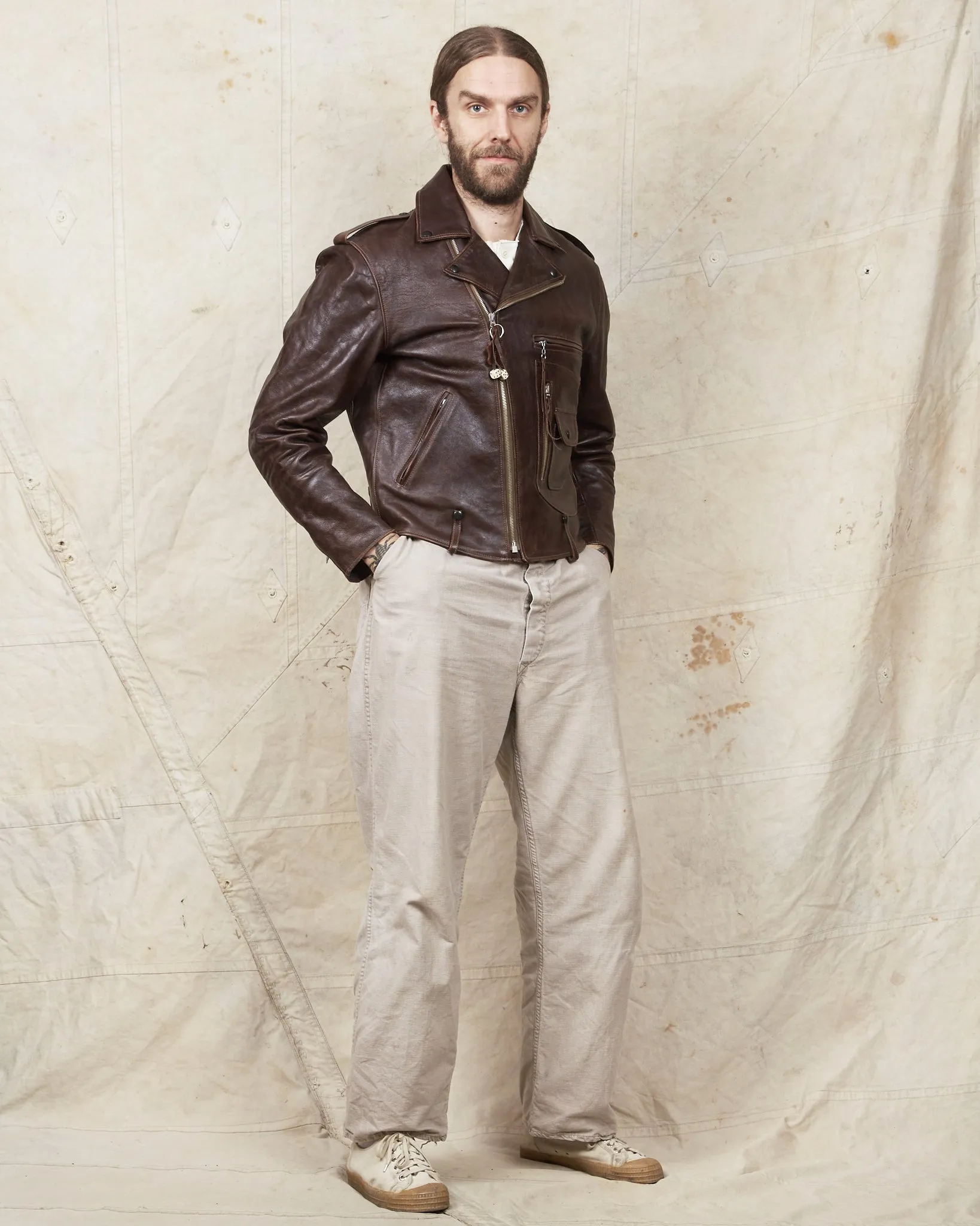 ELMC Roadstar Horsehide Jacket American Walnut